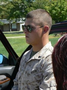Testimony from Combat Warrior, Matthew Thomas, Headshot of Matt with sunglasses on in uniform
