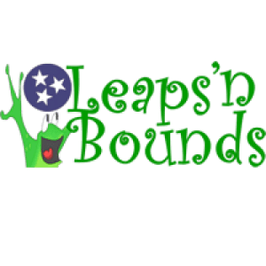 Fitness Community Doing Kingdom Work, leaps n bounds preschool logo with a frog on it
