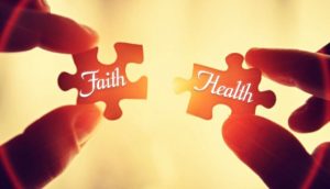 Rise up Charlotte Pastors, A revival is coming! The faith and health logo with puzzle pieces and light shining through