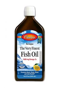 One Woman's Journey to Balance her Cholesterol, picture of the actual fish oil bottle 